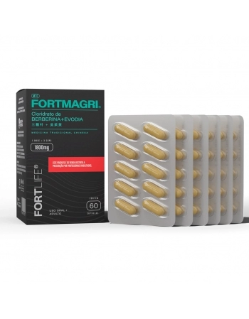 FORTMAGRI BLACK BERBERINA+EVODIA 1800 MG C/60 CAPS