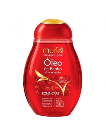 SABONETE LIQ OLEO DE BANHO MURIEL ROMA CARE 230ML