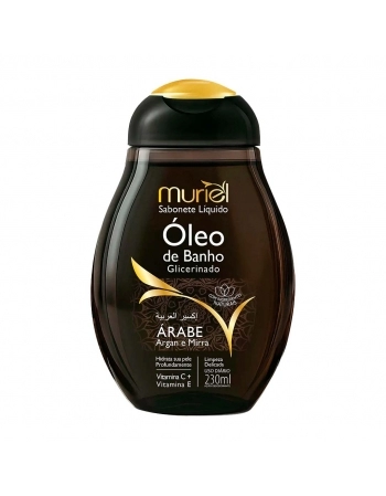 SABONETE LIQ OLEO DE BANHO MURIEL ARABE 230ML