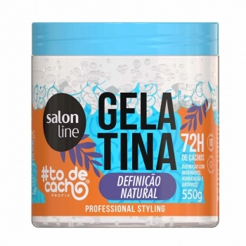 GELATINA DEFINICAO NATURAL 550G SALON LINE