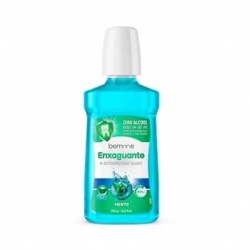 ENXAGUANTE BUCAL MENTA ZERO ALCOOL 500 ML BEM-ME MAILA