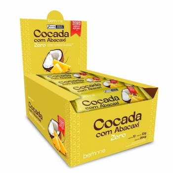 BARRA CEREAL COCADA C/ ABACAXI ZERO 25G BEM ME