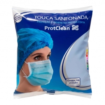 TOUCA CIRURGICA DESCARTAVEL C/100 PROTCLEAN