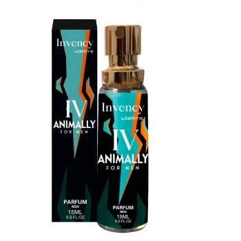 PERFUME MASCULINO IV ANIMALLY 15 ML ( INSPIRACAO ANIMALE)