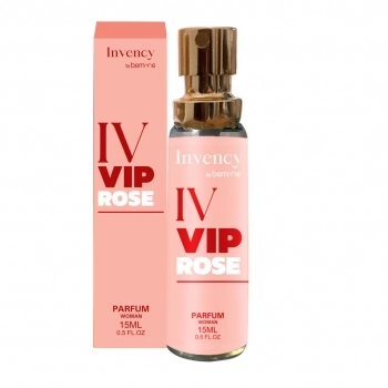 PERFUME FEMININO IV VIP ROSE 15 ML ( INSPIRACAO 212 VIP ROSE CAROLINA HERRERA)