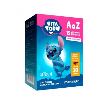 VITATOON STITCH POLIVITAMINICO AAZ SABOR TUTTI-FRUTTI 30 GOMAS MAXINUTRI