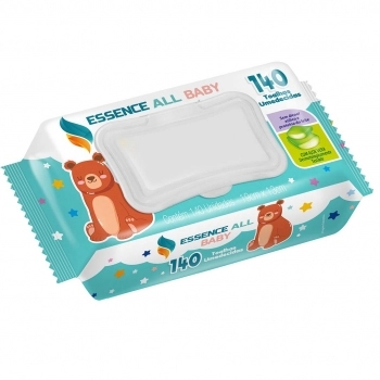 TOALHA UMEDECIDAS ESSENCE ALL BABY C/140UN BEMME