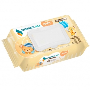 TOALHA UMEDECIDAS ESSENCE ALL BABY 140UN WIPEX