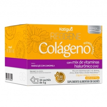 COLAGENO VERISOL + HIALU MARACUJA / CAMOMILA SACHE 30X5G KATIGUA