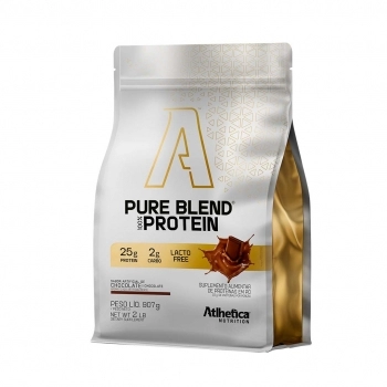 PURE BLEND 100% PROTEIN LACTO FREE CHOCOLATE 907GR ATLHETICA