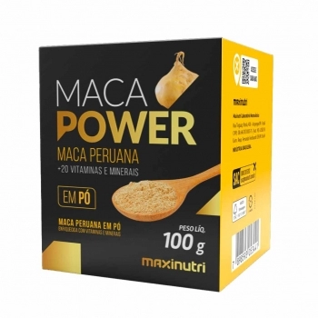 MACA POWER (MACA EM PÓ + VITAMINAS E MINERAIS) 90G - MAXINUTRI