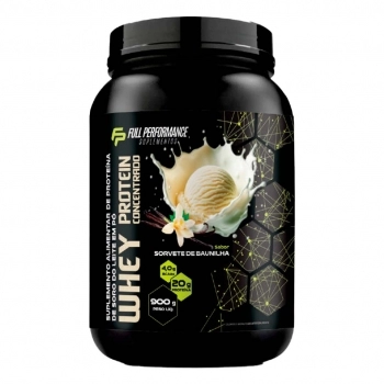 FULL PERFORMANCE WHEY SORVETE DE BAUNILHA 900G