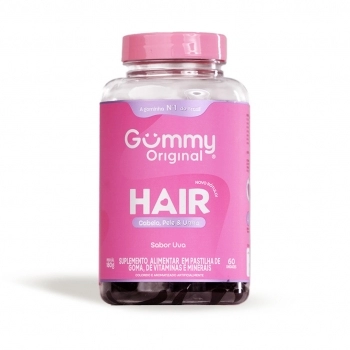 GUMMY HAIR VITAMIN C/60 GOMAS SABOR UVA