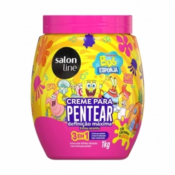 CREME DE PENTEAR SOS BOB ESPONJA 1KG SALON LINE