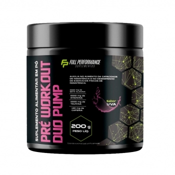 FULL PERFORMANCE PRE WORKOUT UVA 200G