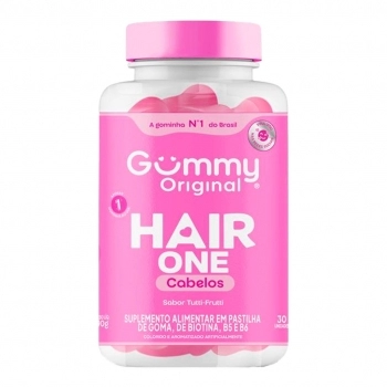 GUMMY HAIR ONE C/60 GOMAS SABOR TUTI-FRUTTI