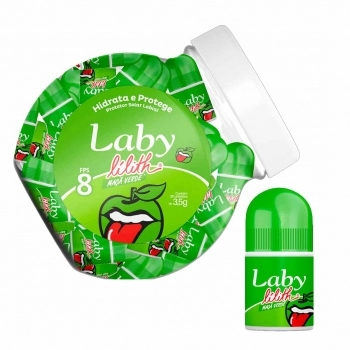 LABY LILITH PROTETOR SOLAR LABIAL FPS8 MACA VERDE PUSH PULL 3,5G POTE C/30