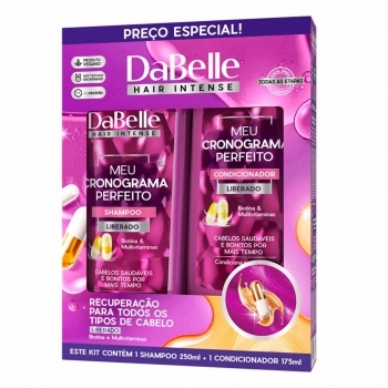 KIT SHAMPOO 250ML + COND 175 ML LISO ARRASADOR DABELLE