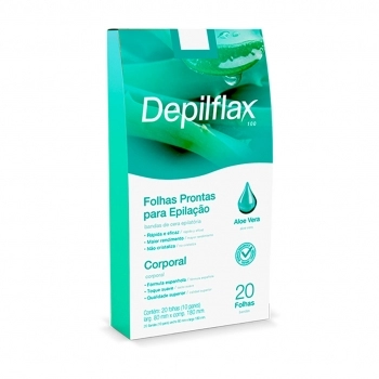 FOLHAS PRONTAS CORPORAIS ALOE VERA C/20UN