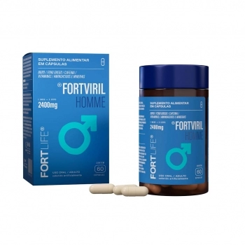 FORTVIRIL HOMME 2400MG C/ 60 CAPS FORTLIFE