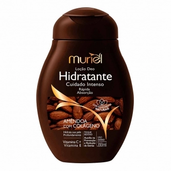 LOCAO HIDRATANTE CORPORAL MURIEL AMENDOAS COM COLAGENO ACAO DESOD 200ML