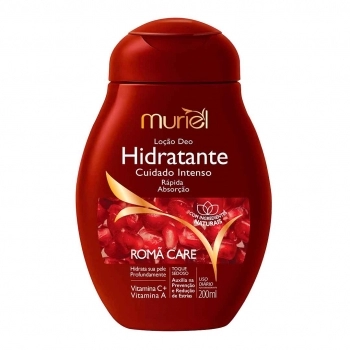 LOCAO HIDRATANTE CORPORAL MURIEL ROMA CARE ACAO DES 200ML