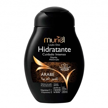 LOCAO HIDRATANTE CORPORAL MURIEL ARABE ACAO DES 200ML