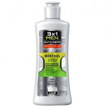 SHAMPO ANTICASPA MURIEL 3X1 VITA CAPILI MENTHOL 200ML