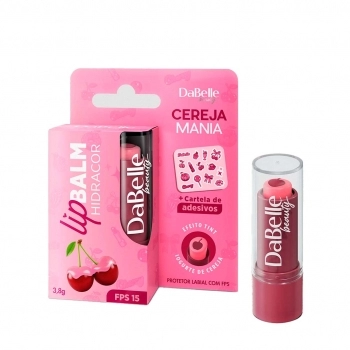 DABELLE BEAUTY LIP BALM CEREJA MANIA - COR 01 IOGURTE DE CEREJA