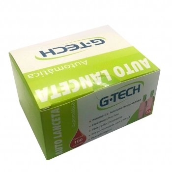 AUTO LANCETA 23G C/ 100 UN G-TECH