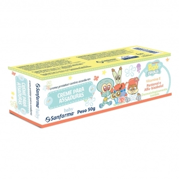 CREME DE ASSADURAS 45G BOB ESPONJA BABY SANFARMA