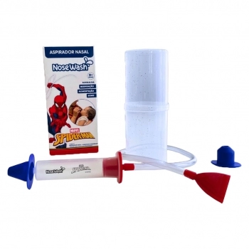 ASPIRADOR NASAL NOSEWASH - SPIDERMAN