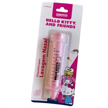 DISPOSITIVO P/ LAVAGEM NASAL PEQUENOS CUIDADOS - HELLO KITTY AND FRIENDS