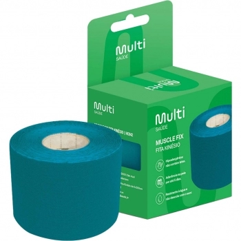 FITA KINESIO AZUL 5CMX5M MULTILASER