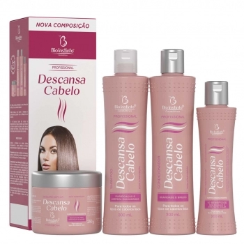 KIT CAPILAR DESCANSA CABELO BIO INSTINTO 4 ITENS