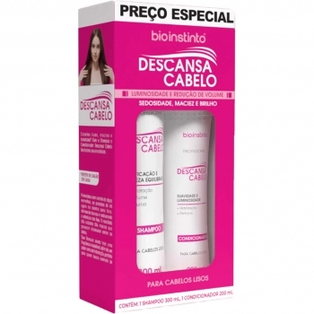 KIT CAPILAR DESCANSA CABELO BIO INSTINTO 2 ITENS