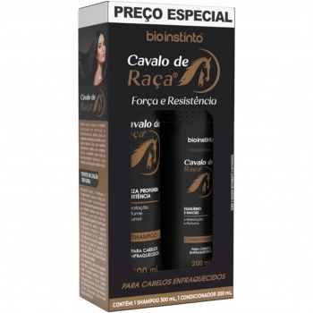KIT CAPILAR CAVALO DE RAÇA BIO INSTNTO 2 ITENS