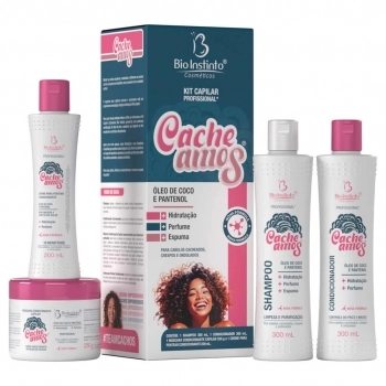 KIT CAPILAR CACHEAMOS BIO INSTINTO 4 ITENS