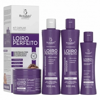 KIT CAPILAR LOIRO PERFEITO BIO INSTINTO 4 ITENS