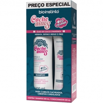 KIT CAPILAR CACHEAMOS BIO INSTINTO 2 ITENS