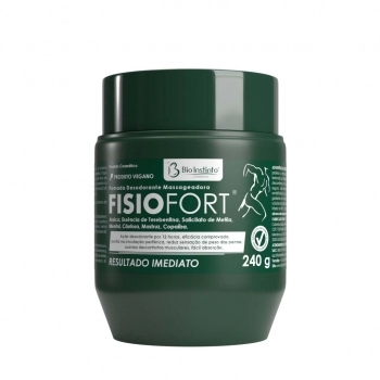 POMADA FISIOFORT 240G VERDE POTE BIO INSTINTO