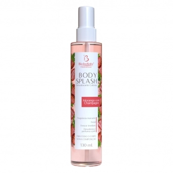 COLONIA BODY SPLASH MORANGO COM CHAMPAGNE 130ML BIO INSTINTO