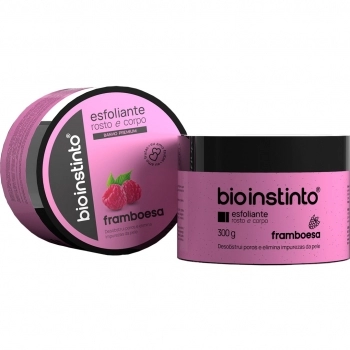 ESFOLIANTE ROSTO E CORPO FRAMBOESA 300G BIO INSTINTO