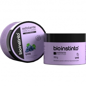 ESFOLIANTE ROSTO E CORPO UVA 300G BIO INSTINTO
