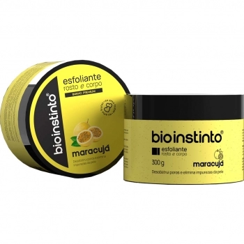 ESFOLIANTE ROSTO E CORPO MARACUJA 300G BIO INSTINTO