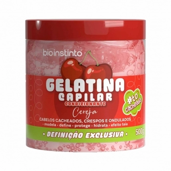 GELATINA CONDICIONANTE CAPILAR CEREJA 500G BIO INSTINTO