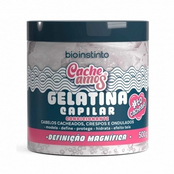 GELATINA CONDICIONANTE CAPILAR CACHEAMOS 500G BIO INSTINTO