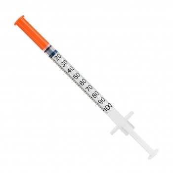 SERINGA INSULINA 1ML C/ AGULHA 8X0,30 INDIVIDUAL PURAH
