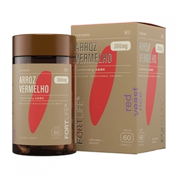 ARROZ VERMELHO 300MG C/60 CAPS FORTLIFE
