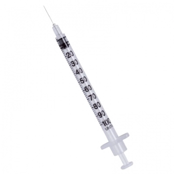 SERINGA INSULINA 1 ML C/ AGULHA 8X0,30 INDIVIDUAL UNIQMED